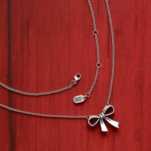 James Avery  Sterling Silver Bow Necklace